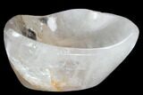Polished Quartz Bowl - Madagascar #120271-2
